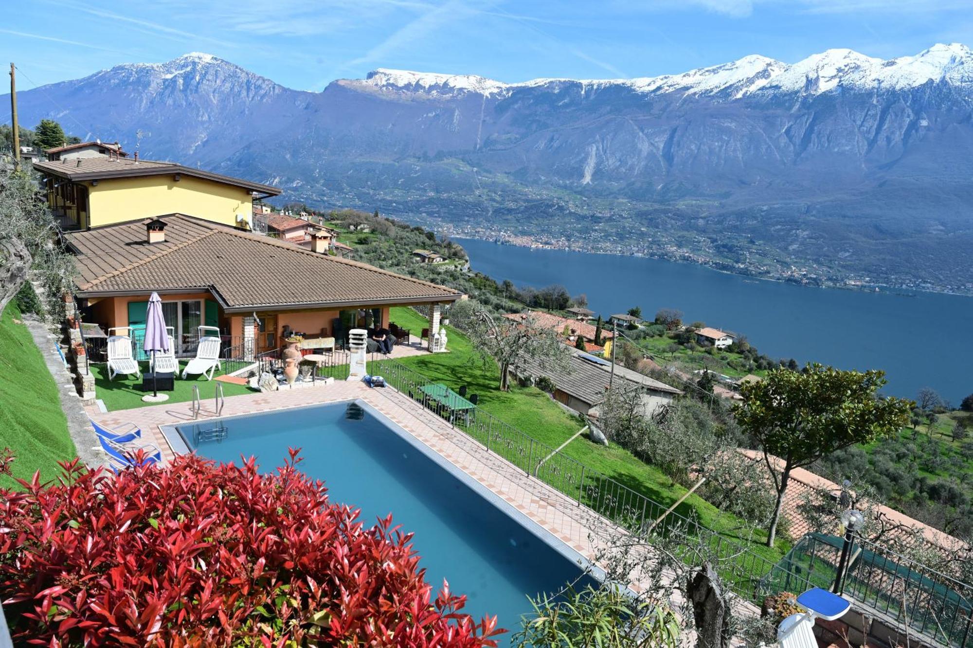 Casa Elka Residence Lake View And Pool By Garda Domus Mea Pieve  ภายนอก รูปภาพ